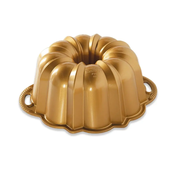NordicWare Pekač za torte ANNIVERSARY velik zlat