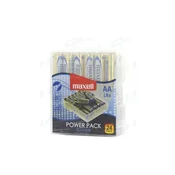 MAXELL alkalne baterije LR-6 AA, 24 komada u ponovno zatvorivoj prozirnoj plasticnoj kutiji 790269.04.CN