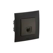Legrand - RJ45 Ethernet uticnica sa okvirom NILOE, crna