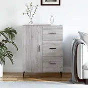 Vidaxl vidaXL Omarica, siv hrast sonoma, 69,5 x 34 x 90 cm, material na osnovi lesa