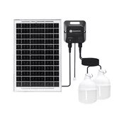 Aigostar - LED solarni luster 2xLED/35W/12V 6000 mAh 6500K precnik 10 cm