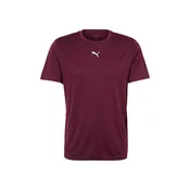 PUMA Funkcionalna majica Tad Essentials vinsko rdeča/bela
