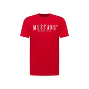 MUSTANG Majica Austin živo rdeča / bela