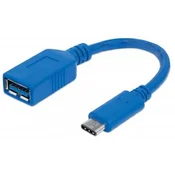 MANHATTAN MANHATTAN USB C-USB A Superspeed 15cm, (667808)