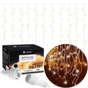Springos novoletna zavesa 500 LED 3000+6500 FLASH 20+2,5m
