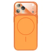 AVIZAR Ovitek za iPhone 12 Pro MagSafe mat steklo AG Glass, Oranžna, (5000275145)