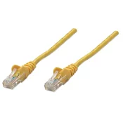 Intellinet CAT5e UTP 1m rumen mrežni priključni patch kabel