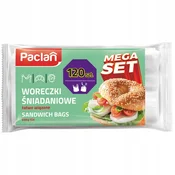 shumee Woreczki Śniadaniowe Mega U-Shape 120 szt łatwo wiązane - Paclan