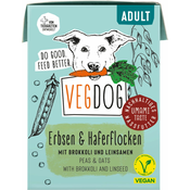 VEGDOG Pasja hrana Adult - grah in ovseni kosmiči v Tetra Paku - 200 g