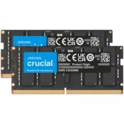 Crucial 64GB Kit (2x32GB) DDR5-6400 CSODIMM CL52 pomnilnik - CT2K32G64C52CS5