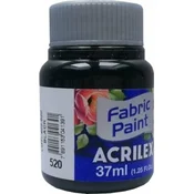 Acrilex 4140520 Barvilo za tekstil 37 ml Black