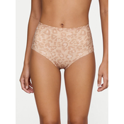 Chantelle Klasične spodnje hlačke z visokim pasom Soft Stretch C11D70 Bež