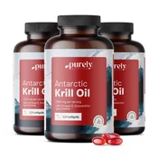 3x Krilovo olje 1200 mg, skupaj 360 mehkih kapsul