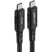 Cable USB-C to USB-C Acefast C4-03, 100W, 2m (black)