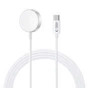 Tech-protect Magnetni induktivni polnilnik za Apple Watch USB-C 1,2 m - bel