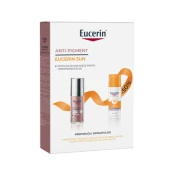 Eucerin Anti-Pigment set: Dvofazni serum, 30 ml + Sun Pigment Control Fluid SPF50+, 50 ml