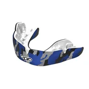 UFC Opro Camo Adult Custom-Fit Mouthguard, Black/Blue/Silver, (20503019)