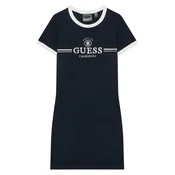 Guess Vsakodnevna obleka J6GK26 KCQX1 Mornarsko modra Slim Fit