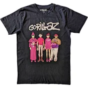 Gorillaz Majica Cracker Island Standing Group Unisex Black M