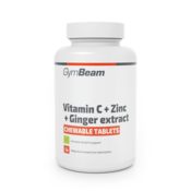 GYMBEAM Vitamin C + Cink + Ekstrakt dumbira tabse za žvakanje 90 tab.