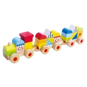TOOKY TOY Drveni vozic oblici i boje