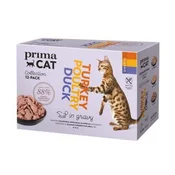 PrimaCat Multipack Curetina, Živina, Pacetina 12x85 g