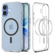 Spigen Ohišje za iPhone 17 Ultra Hybrid MagSafe – prosojno-sivo