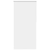 Vidaxl Rolo zatemnjena bela 100x210cm tkanina širina 95,7cm poliester