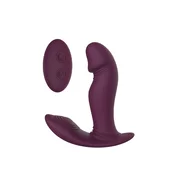 Essentials G-Spot Hitter Purple – vibrator za gacice + daljinski upravljac