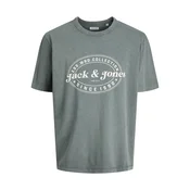 JACK & JONES Majica JJDover kremna/siva