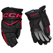 Hokejske rokavice CCM JetSpeed FT8 Black/Red Junior 12 palcev