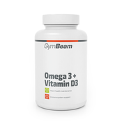 GymBeam Omega 3 + Vitamin D3 90 kaps.