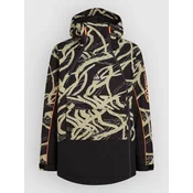ONeill FwcPlay Asymmetric Jacket beige snowtracks