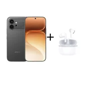 Honor Mobilni telefon 600, 8/256GB, Black+Bežicne slušalice Choice Earbuds X7 Lite, Bele