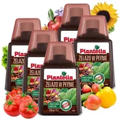 shumee PLANTELLA tekoče železovo foliarno gnojilo za zelenjavo in sadno drevje 5x250ml