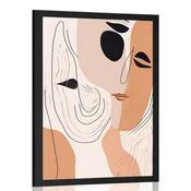 Plakat abstraktne oblike obrazi - 30x45 no frame