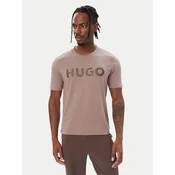 HUGO Majica Dulivio 50467556 Rjava Regular Fit