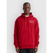 Burton Moretown moški pulover s kapuco geranium red