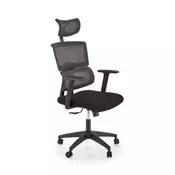 Halmar Ergonomski pisarniški stol PABLO, črno-siva oblika