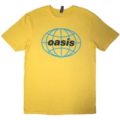 Oasis 1998 World Tour - South America (Back Print) Yellow L Majica