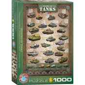 EuroGraphics Puzzle Zgodovina tankov 1000 kosov