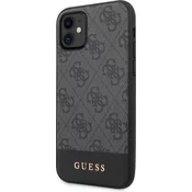 Guess GUHCN61G4GLGR iPhone 11 grey hard case 4G Stripe Collection (GUHCN61G4GLGR)