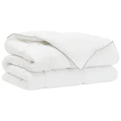 vidaXL vidaXL Komplet pregrinjala in blazin Bela 240 x 220 cm, (5000294960)