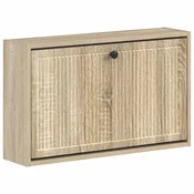 vidaXL omara za čevlje, pritrjena na steno EDE 71 x 17 x 43 cm