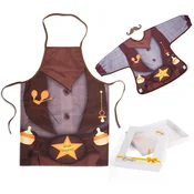 Otroški šerif - slinček in predpasnik - Baby shower - Za 1 leto - Krst