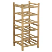 Vidaxl Stojalo za vino Naravna 32,5 x 29,5 x 72 cm Bambus