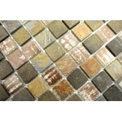 MOZAIK SQUARE CRYSTAL/STONE MIX RUSTIC 32,7X30,2