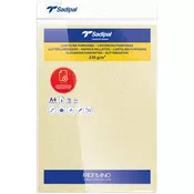 Papir glitter A4 330g pk3 Sadipal Fabriano S0020312 pastelno žuti