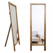 Hanah Home Podno ogledalo Cheval Wood, Hrast