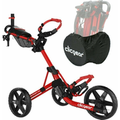 Clicgear Model 4.0 SET Matt Red Ročni voziček za golf